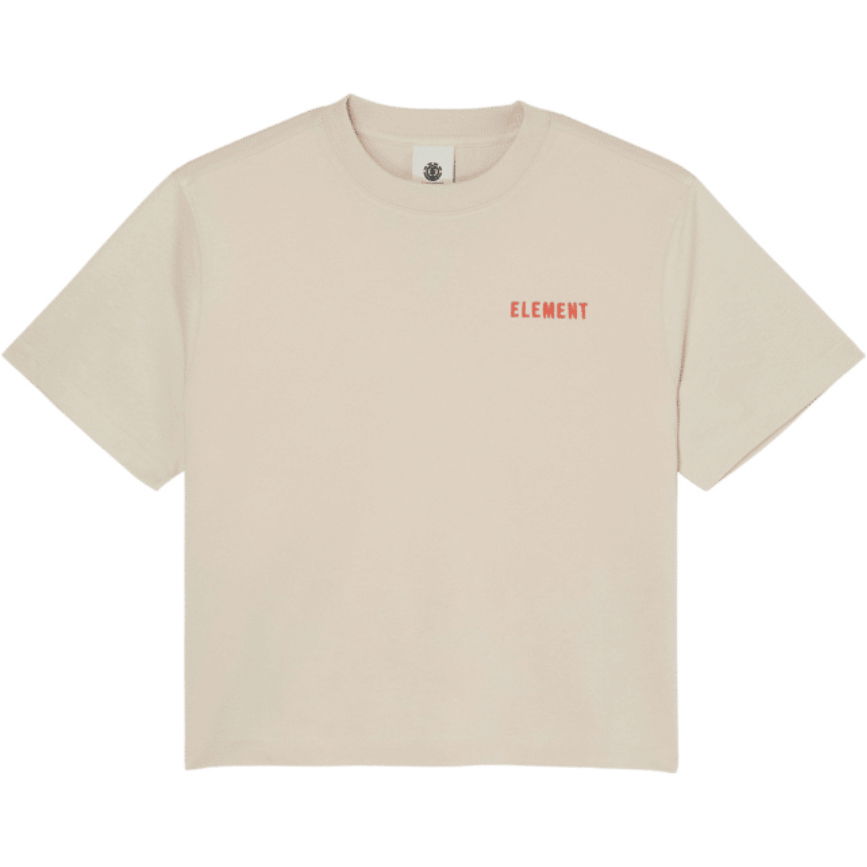 2026 Element Womens Peace Of Mind T-shirt ELJZT00148 - Oat Milk